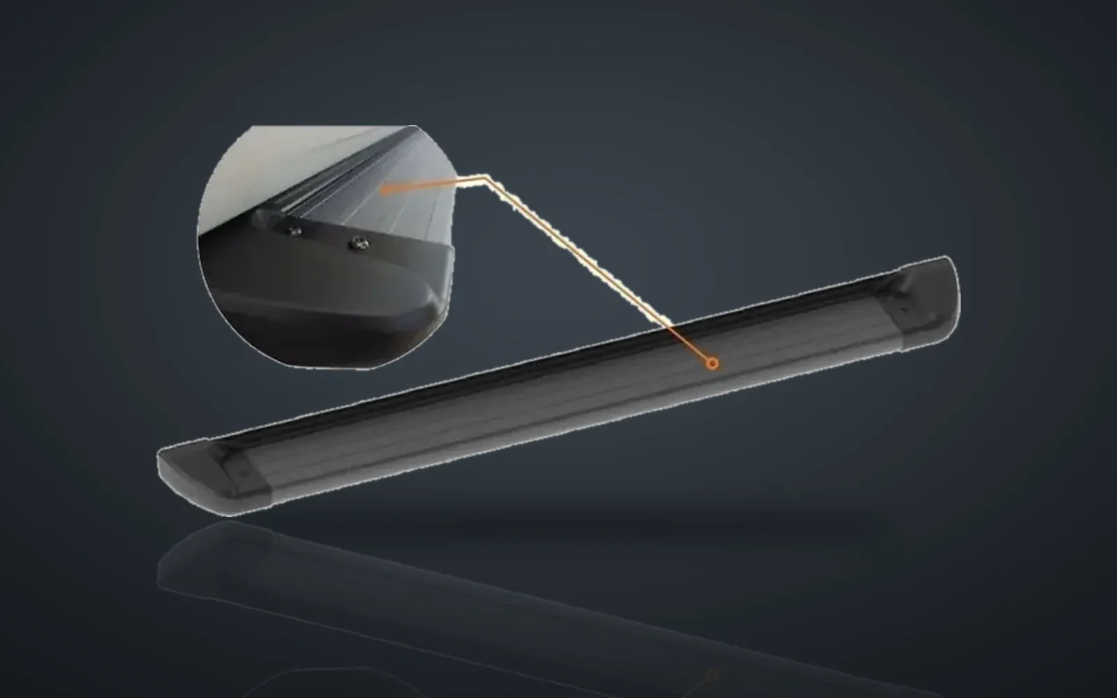 Estribo de aluminio Bracco con pisadera antideslizante, foto de producto