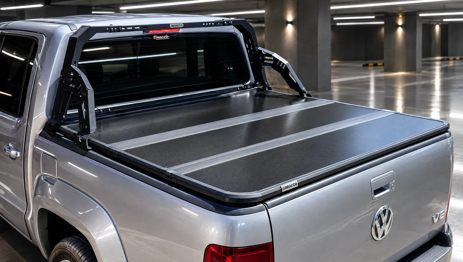 Volkswagen Amarok con tapa rígida Bracco y jaula